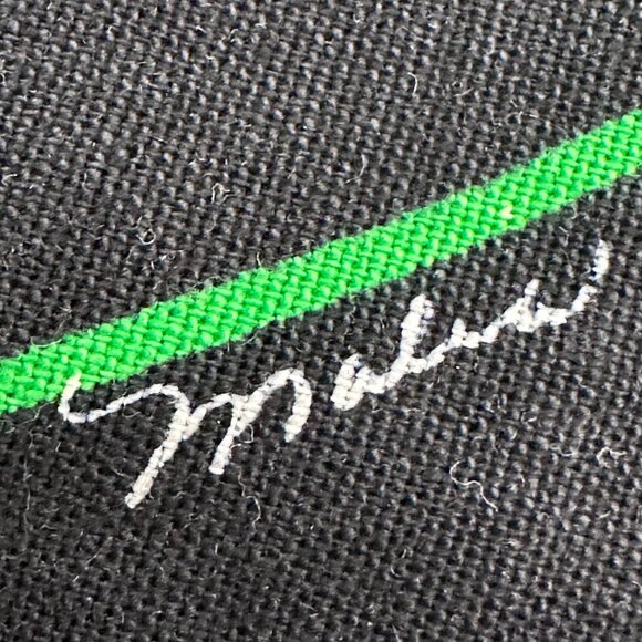 Vintage 1970s Black Maxi Dress with Floral Border Print, Malia Size XXS/XS - Picture 4 of 7